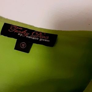 Citrus green shirtdress worn once.